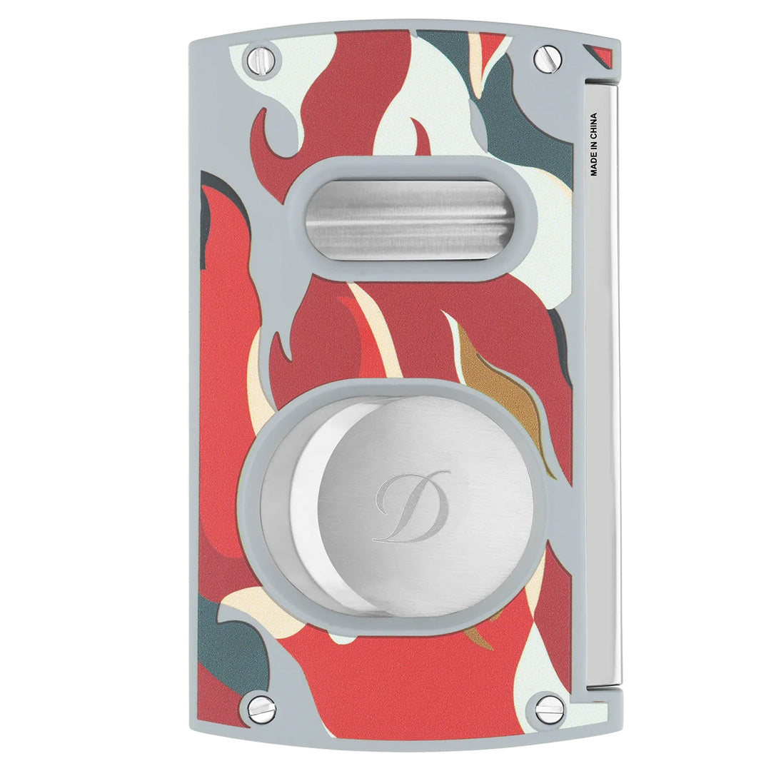 ST DUPONT CIGAR CUTTER DOUBLE BLADE RED