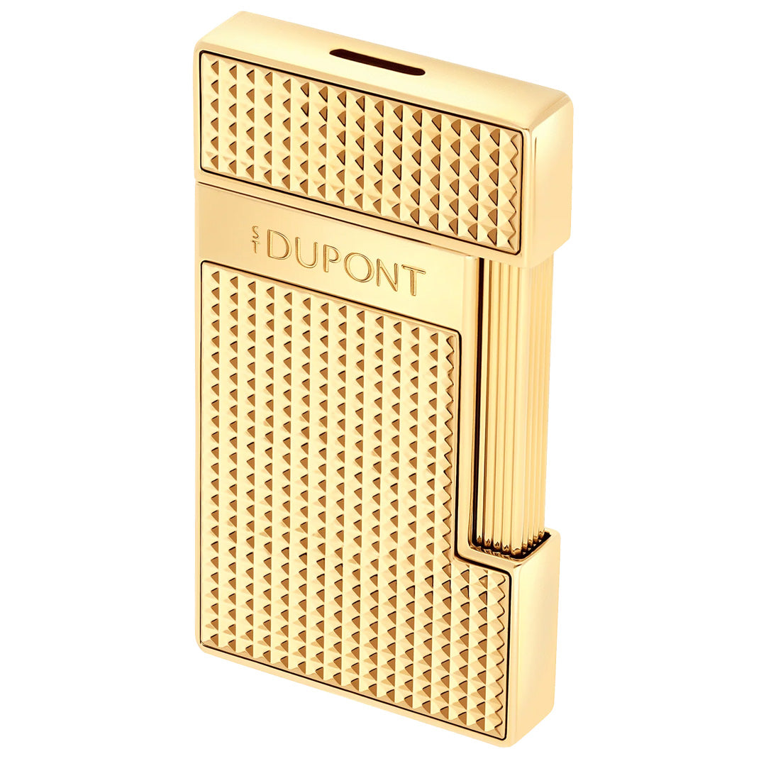 ST DUPONT SLIMMY DIAMOND HEAD GOLD