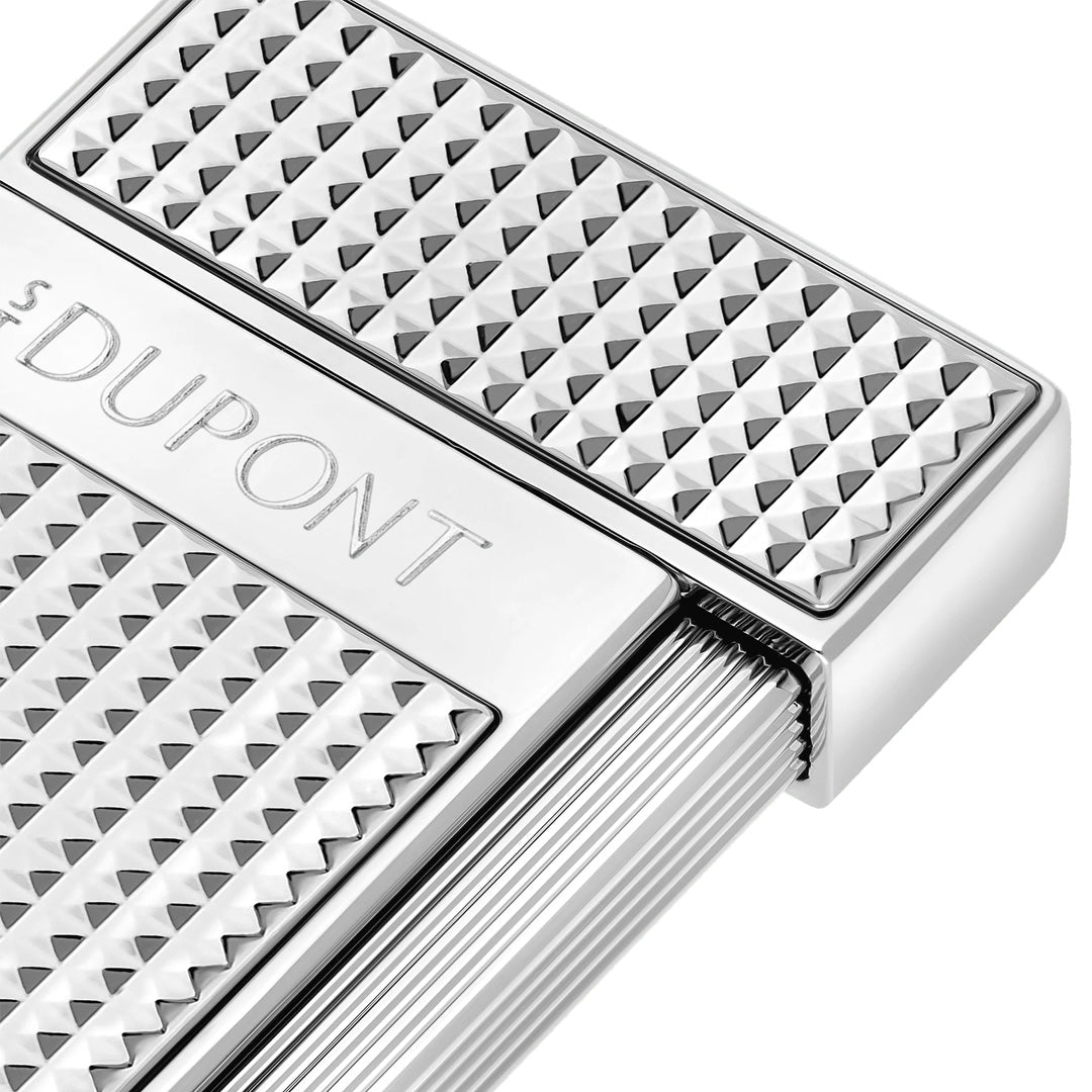 ST DUPONT SLIMMY DIAMOND HEAD SILVER