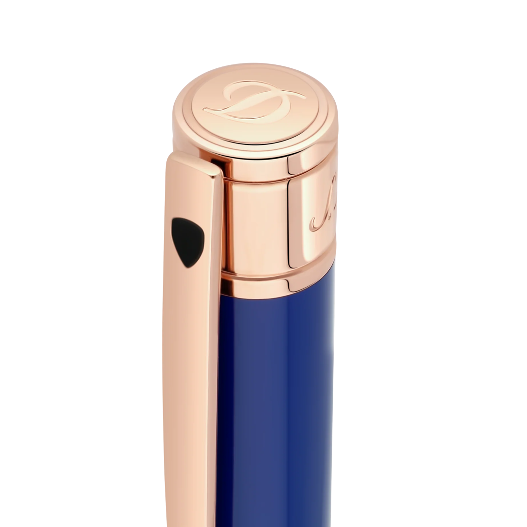 ST DUPONT D INITIAL DRAGON ROYAL BLUE BALLPOINT PEN