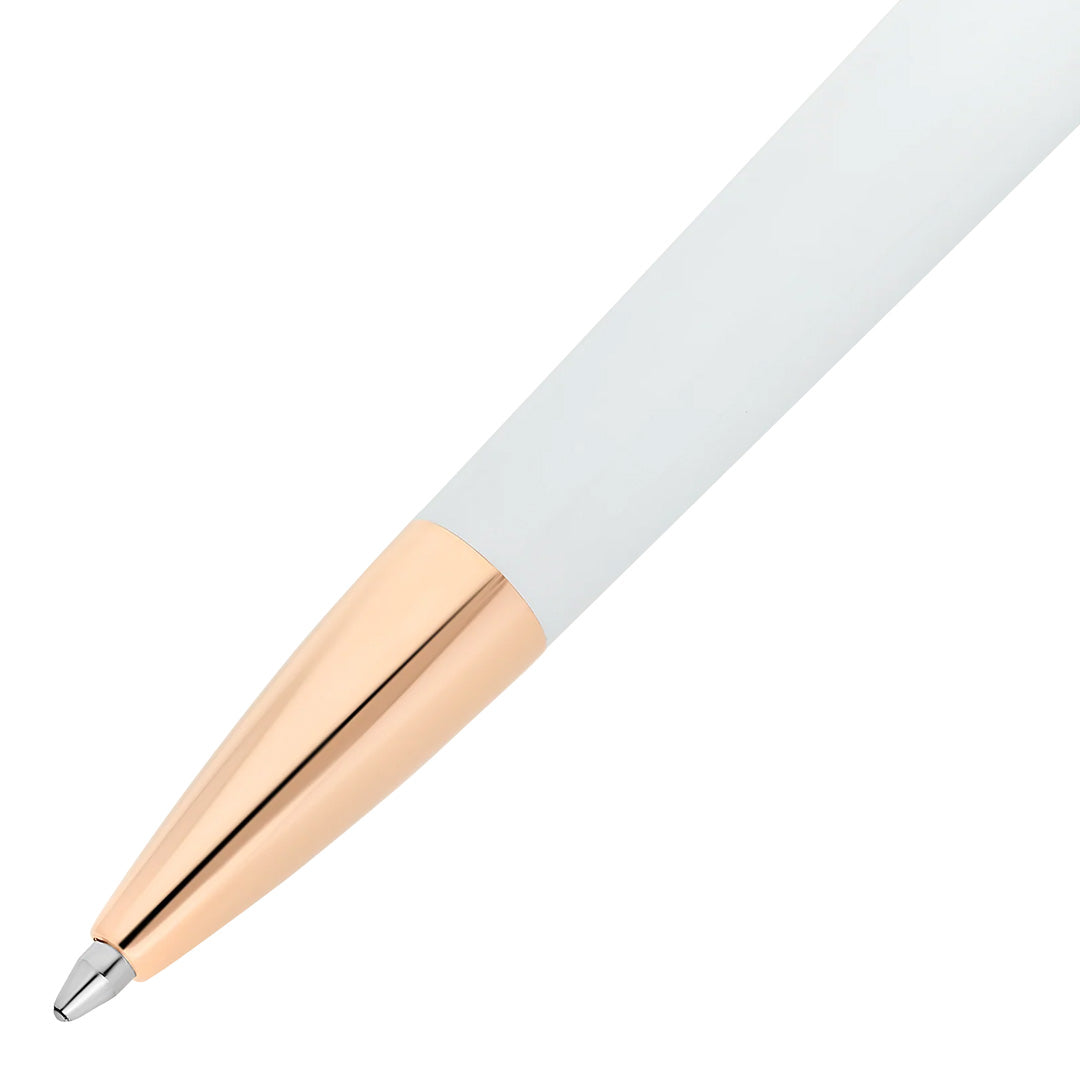 ST DUPONT LIBERTE BALLPOINT PEN WHITE