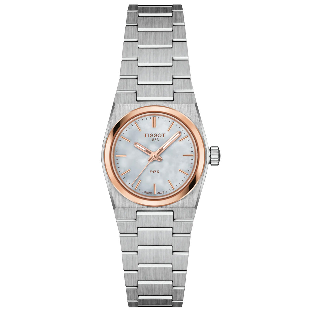 TISSOT PRX 25MM TWO-TONED MOTHER-OF-PEARL