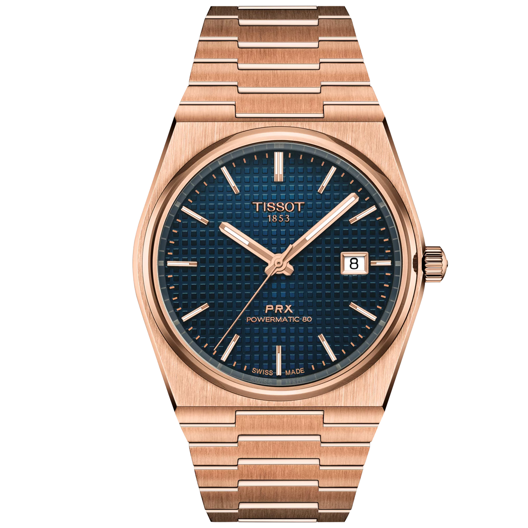 TISSOT PRX POWERMATIC 80 ROSE GOLD TONE