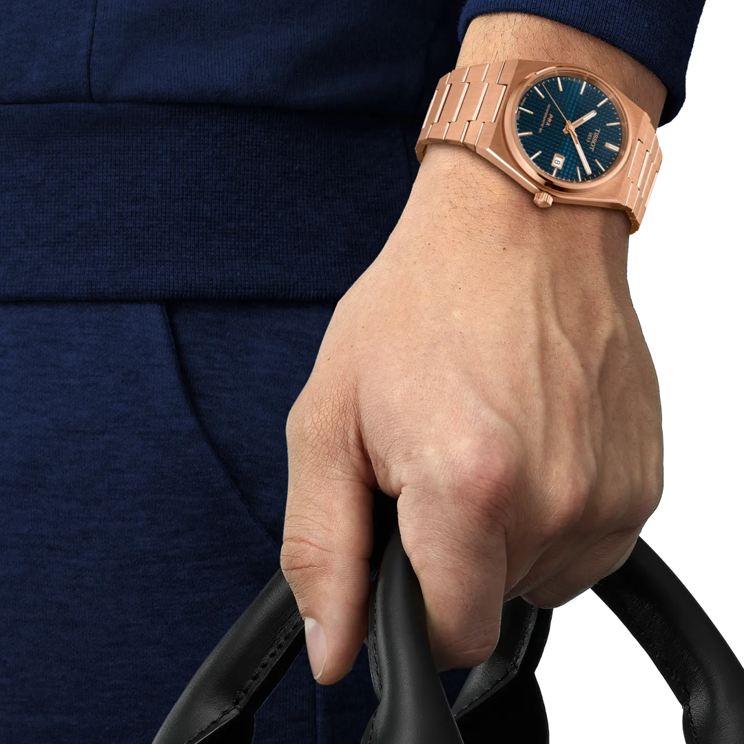 TISSOT PRX POWERMATIC 80 ROSE GOLD TONE