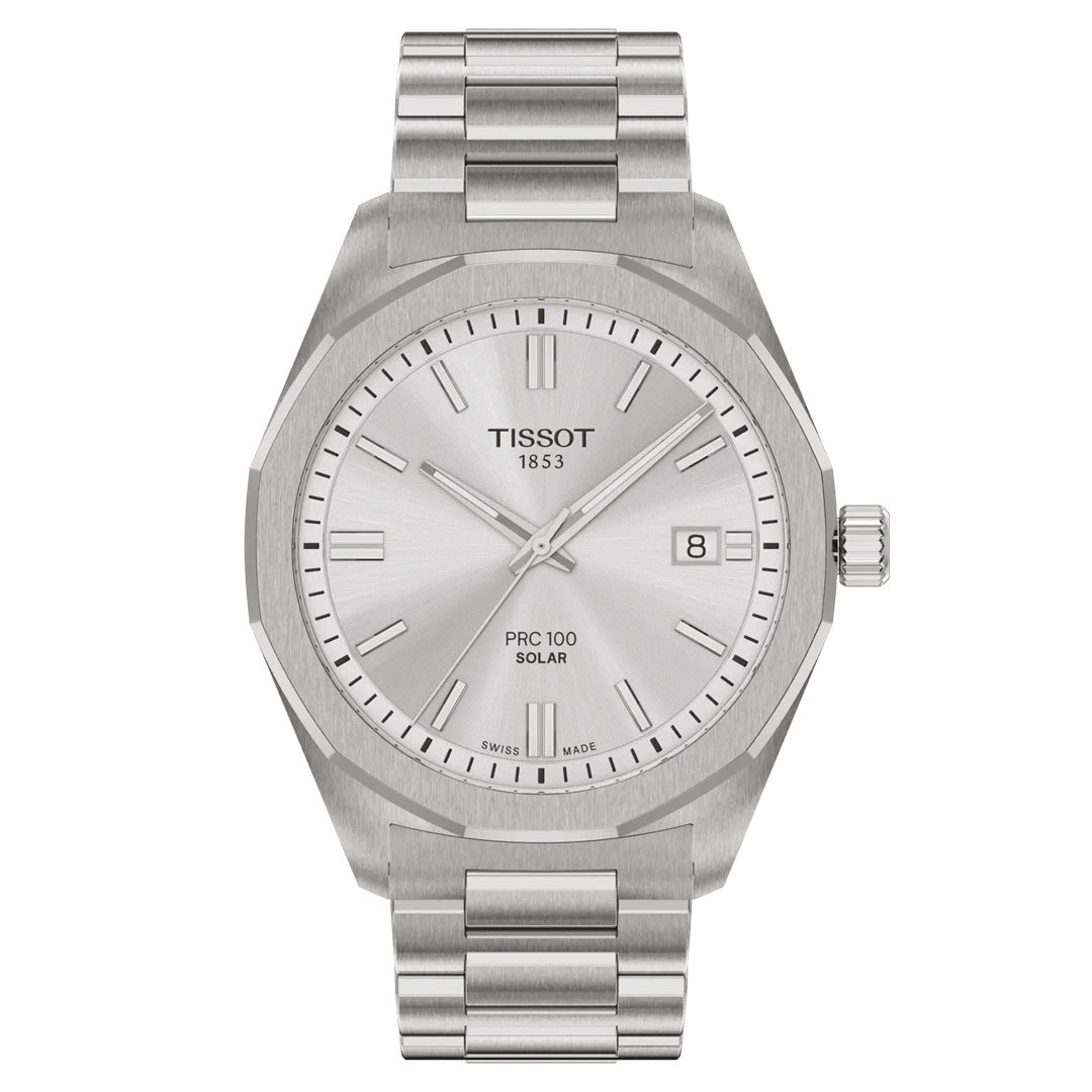 TISSOT PRC 100 SOLAR 39MM WHITE