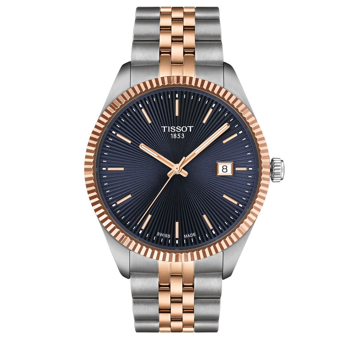 TISSOT BALLADE 40MM TWO-TONED BLUE