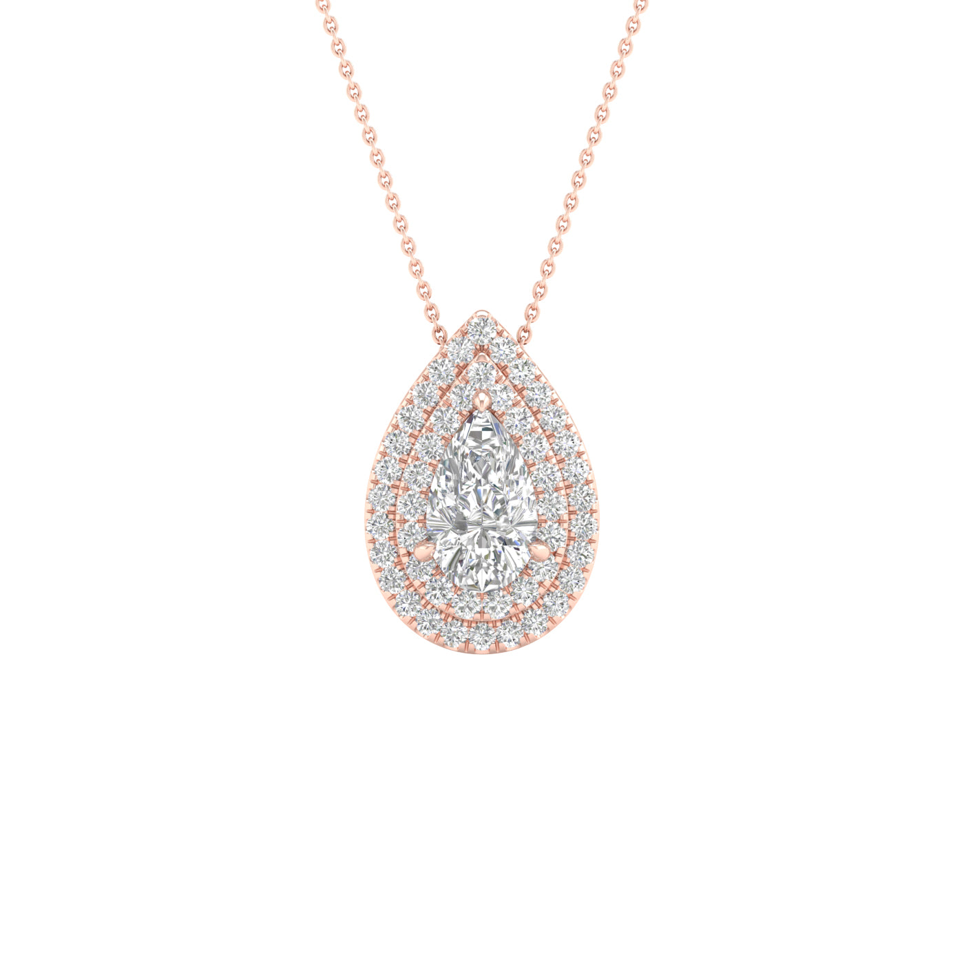 Buy Pear Moissanite Diamond Necklace, Solitaire Necklace, Pear Diamond  Pendant, Layered Necklace, Dainty Necklace, Gold Necklace Bridesmaid Gift  Online in India - Etsy