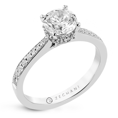 Zeghani The Under Halo Engagement Ring