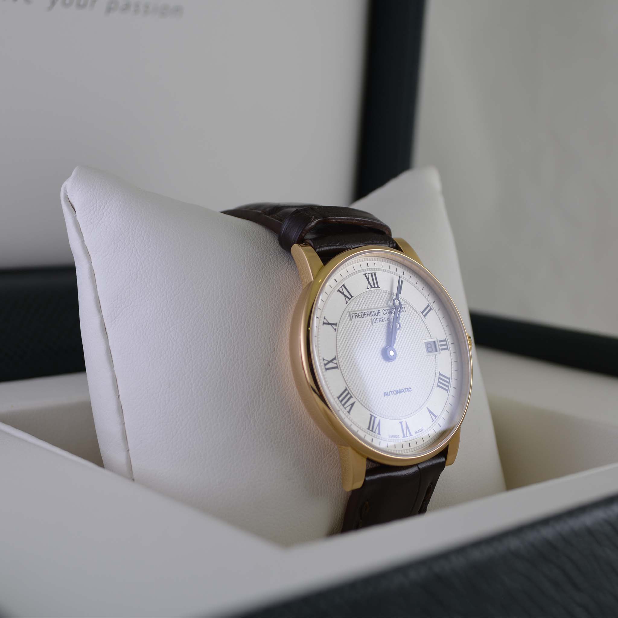 Frederique constant 18k gold watch deals